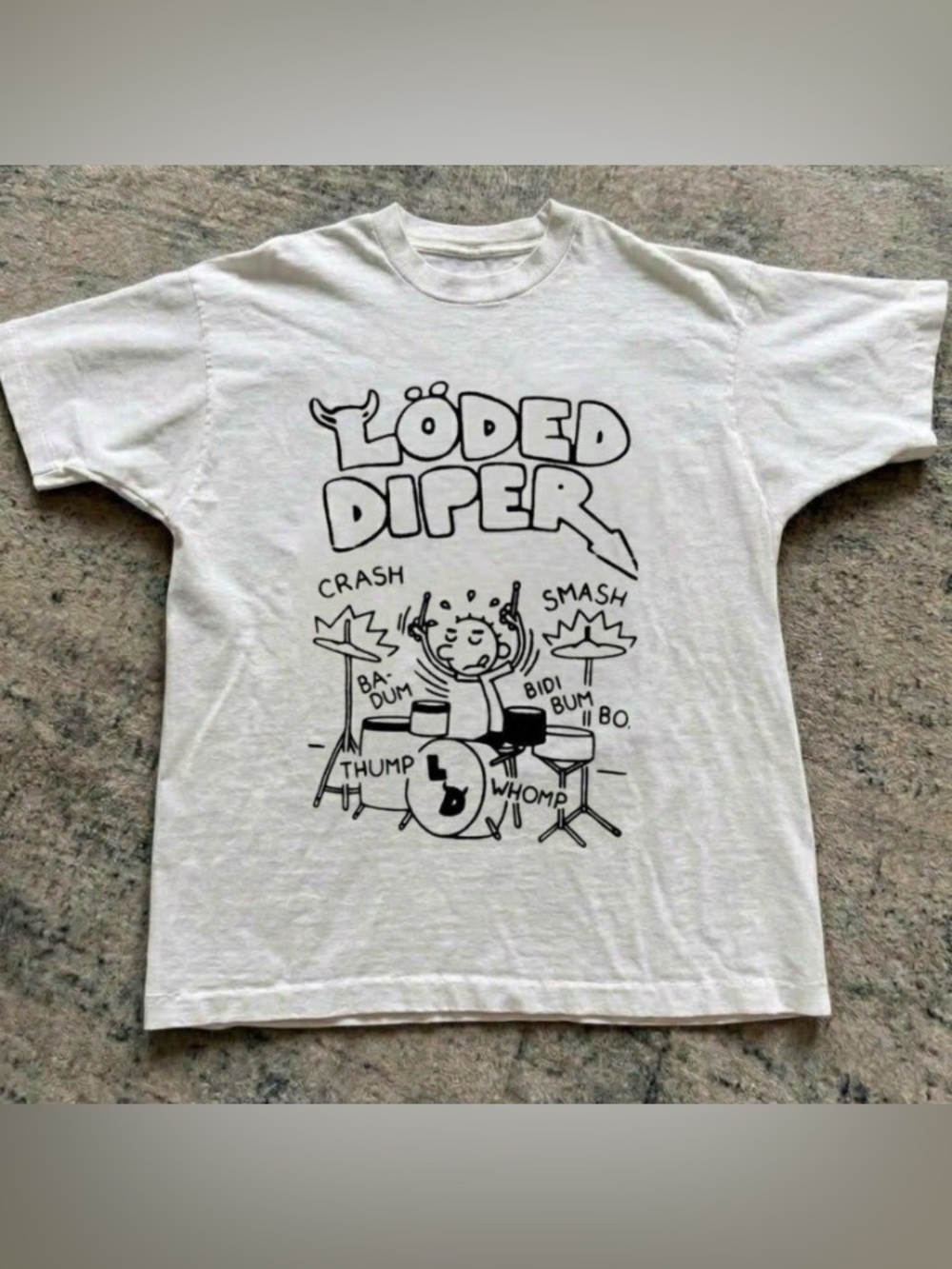 Loded Diper World Tour Tee, Rock Band Music T-Shirt, Rodrick Heffley Tour Tee
